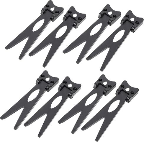 VOSAREA 50Pcs Plastic Photo Frame Dovetail Brackets Desktop Display Supports for Artwork Pictures Convenient Holders for Home Office Use Non Slip Design in Saudi Arabia
