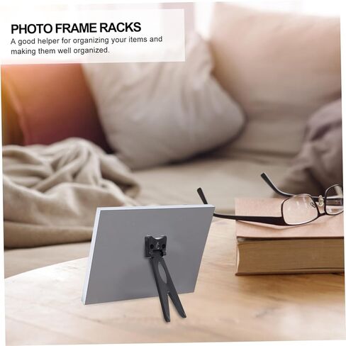 VOSAREA 50Pcs Plastic Photo Frame Dovetail Brackets Desktop Display Supports for Artwork Pictures Convenient Holders for Home Office Use Non Slip Design in Saudi Arabia