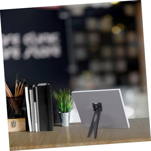 VOSAREA 50Pcs Plastic Photo Frame Dovetail Brackets Desktop Display Supports for Artwork Pictures Convenient Holders for Home Office Use Non Slip Design in Saudi Arabia