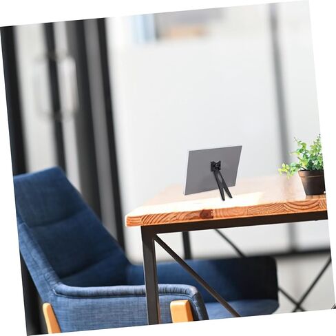 VOSAREA 50Pcs Plastic Photo Frame Dovetail Brackets Desktop Display Supports for Artwork Pictures Convenient Holders for Home Office Use Non Slip Design in Saudi Arabia