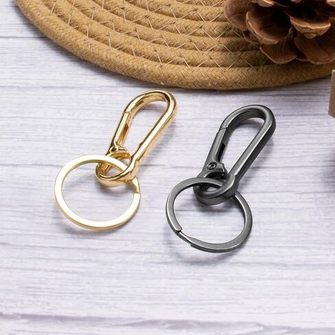 Metal Keychains Keyring Clip Holder Organizer Key Chain Ring For Accessories Women Men, Home Car Keys in Saudi Arabia