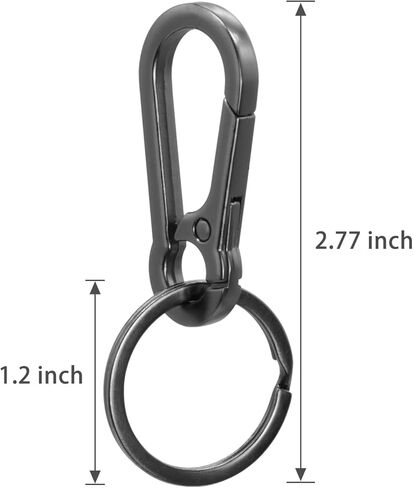 Metal Keychains Keyring Clip Holder Organizer Key Chain Ring For Accessories Women Men, Home Car Keys in Saudi Arabia