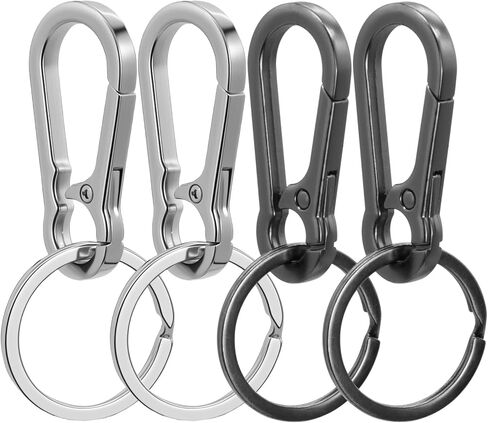 Metal Keychains Keyring Clip Holder Organizer Key Chain Ring For Accessories Women Men, Home Car Keys in Saudi Arabia