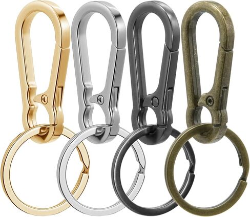 Metal Keychains Keyring Clip Holder Organizer Key Chain Ring For Accessories Women Men, Home Car Keys in Saudi Arabia