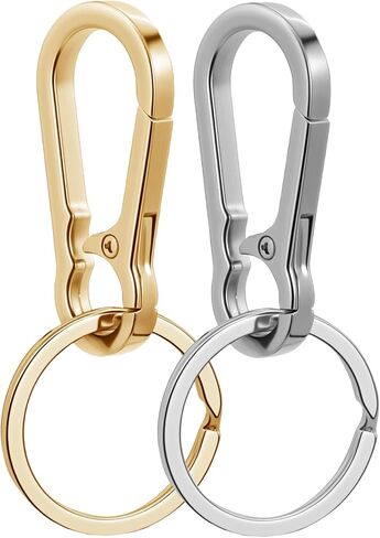 Metal Keychains Keyring Clip Holder Organizer Key Chain Ring For Accessories Women Men, Home Car Keys in Saudi Arabia