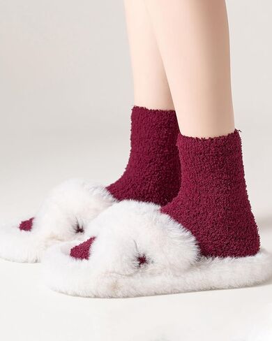 Ultra-Soft and Comfortable Cloud Socks for Both Women and Men - Premium Quality Cozy Luxury Fabric Lounge Socks - 2 Pairs in Saudi Arabia