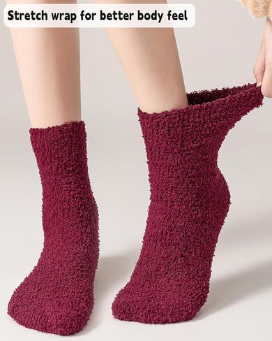 Ultra-Soft and Comfortable Cloud Socks for Both Women and Men - Premium Quality Cozy Luxury Fabric Lounge Socks - 2 Pairs in Saudi Arabia