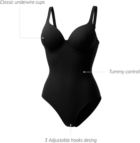 بدلة للجسم للسيدات للتحكم في البطن من BODYcontrol - ملابس ضغط لنحت الجسم، مشكل مريح للخصر للارتداء اليومي 2530 in Kuwait