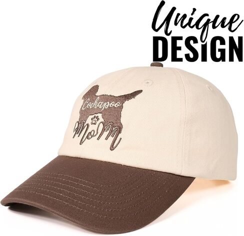 InnoBeta Cockapoo Gifts for Women, Cockapoo Hat, Funny Adjustable Embroidered Dog Lover Baseball Cap for Women in Saudi Arabia