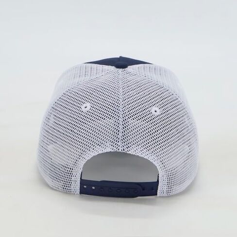 قبعة سائق الشاحنة ذات العلم الأمريكي | قبعة Snapback Patch بعلم الولايات المتحدة الأمريكية للرجال والنساء - قبعة شبكية وطنية عتيقة | الحرية، الاستقلال، 1776، الحرية، شبكة قابلة للتنفس، قابلة للتعديل | ملابس غير رسمية باللونين الأزرق الداكن والأبيض in Kuwait
