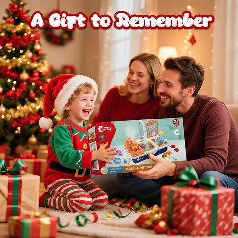 CUTE STONE Color Changing Kitchen Sink Toys, Children Electric Dishwasher Playing Toy with Running Water, Upgraded Faucet, Automatic Water Cycle System Play House Pretend Role Play Toys for Boys Girls in Kuwait