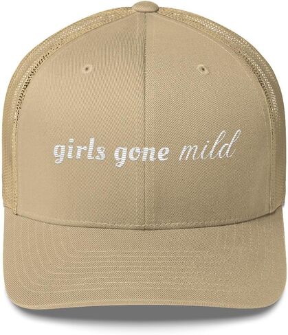 قبعة سائقي الشاحنات Gone Mild Novelty - قبعة خلفية شبكية مرحة، قبعة Snapback قابلة للتعديل، هدية للعزوبية والعافية in Kuwait