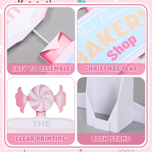thyle 5.3 قدم عيد الميلاد كانديلاند انقطاع الورق المقوى الوقوف بالحجم الطبيعي قصب الحلوى مصاصة الأرض ساحة علامات الطرف الديكور صور الدعائم خلفية الوقوف لديكور حفلة عيد الميلاد in Saudi Arabia