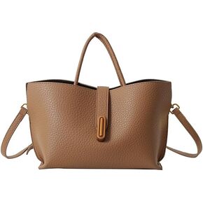 Bucket Bags for Women - Leather Crossbody Bucket Purse Small Handbag Trendy Vintage Shoulder Bag with Small Purse in Kuwait