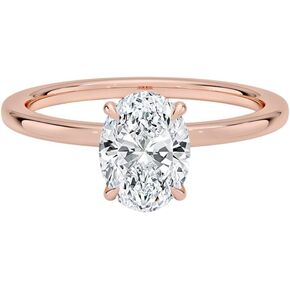 1-5 Ct Oval Moissanite Engagement Ring 10k 14k 18k Gold & 925 Sterling Silver Hidden Halo Solitaire Anniversary Moissanite Ring Christmas Gift For Her in Saudi Arabia