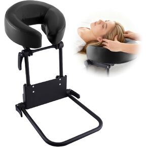 TOROKOM Adjustable Headrest Face Pillow Cradle & Face Cushion Support Bracket, Headrest Face Cushion Face Pillow, Salon Home Mattress Massage Kit (Cream) in Kuwait