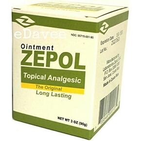 ZEPOL Analgesic Ointment 3oz Muscle Joint Pain Aches Backache Sprains in Saudi Arabia