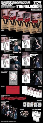 IT'ZY 11th Mini Album TUNNEL VISION Photobook Member Version P.O.B + Extra Special Photocard (YEJI) in Saudi Arabia