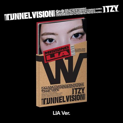 IT'ZY 11th Mini Album TUNNEL VISION Photobook Member Version P.O.B + Extra Special Photocard (YEJI) in Saudi Arabia