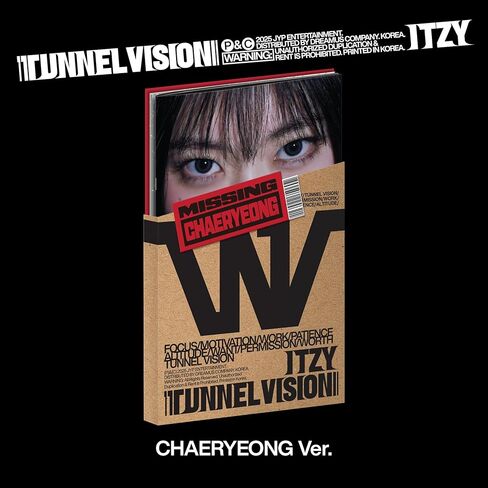 IT'ZY 11th Mini Album TUNNEL VISION Photobook Member Version P.O.B + Extra Special Photocard (YEJI) in Saudi Arabia