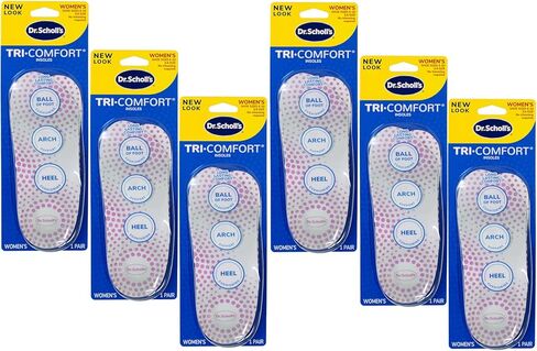 Dr. Scholl's Tri-Comfort Orthotics Inserts, Men's Size 8-12, 1-Pair Packages in Saudi Arabia