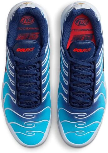 Golf Air Max Plus NRG Shoes in Metallic Silver/Smoke Grey 001 by Nike in Saudi Arabia