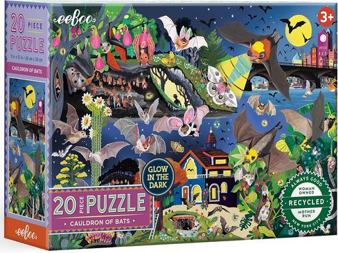 eeBoo: Vehicles 20 Piece Puzzle for Kids, Encourages Hand-Eye Coordination, Fine Motor Skills, and Problem Sloving, 15" x 11" Once Completed, for Ages 3 and up in Saudi Arabia
