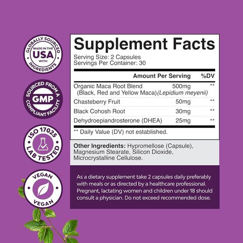 Complete Perimenopause Supplement for Women - Multibenefit Menopause Ease for Women with Maca Root Vitex Berry & Black Cohosh for Hot Flashes Night Sweats Hormone Balance and Mood Support (1 Month) in Saudi Arabia