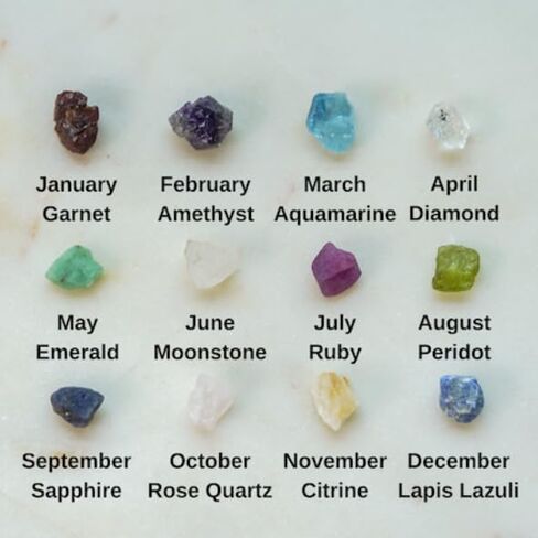 Custom Birthstone Ring, Raw Crystal Ring, Unique Gifts for Her, Gold Plated Rings, Adjustable Statement Rings, Rough Stone Ring, Choose Your Gemstones Gold Ring in Kuwait