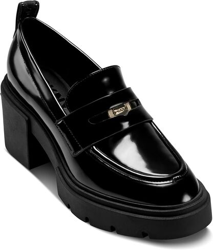 DKNY Womens Tovella Heeled Platform Loafer in Saudi Arabia