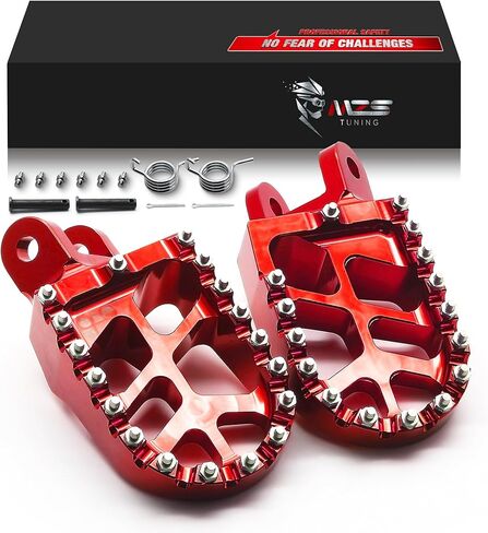 MZS Motorcycle Foot Pegs, Front Adjustable Footpegs Rider Foot Pedal Black CNC Compatible with ZX4R ZX4RR 2023-2024 / ZX25R 2021-2022 / EX400 2018-2023 / Z400 2019-2023 in Kuwait