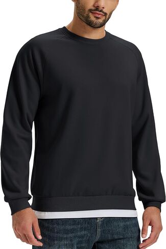 TACVASEN رجالي شيربا اصطف بلوزات الشتاء الصوف منتصف الوزن البلوز سترة دافئة Crewneck البلوز in Kuwait