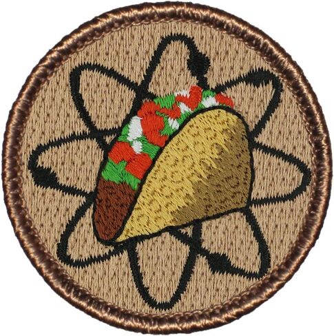رقعة Atomic Taco Patrol - رقعة مطرزة دائرية بقطر 2 بوصة (مثبت الخطاف فقط) in Kuwait