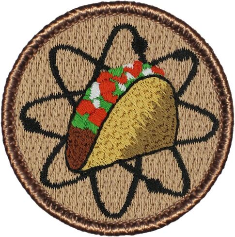 رقعة Atomic Taco Patrol - رقعة مطرزة دائرية بقطر 2 بوصة (مثبت الخطاف فقط) in Kuwait