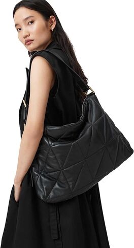 AllSaints Edbury Quilt Shldr, Black in Saudi Arabia