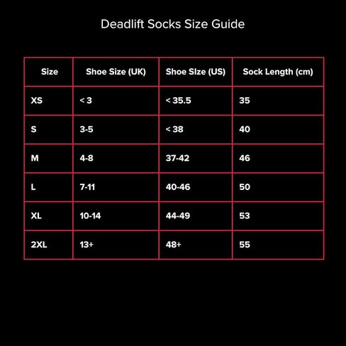 جوارب SBD Deadlift - جوارب طويلة ممتازة لرفع الأثقال - من أجل رفع الأثقال وتدريبات القوة، صُنعت في بريطانيا العظمى in Kuwait
