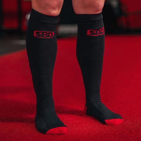 جوارب SBD Deadlift - جوارب طويلة ممتازة لرفع الأثقال - من أجل رفع الأثقال وتدريبات القوة، صُنعت في بريطانيا العظمى in Kuwait