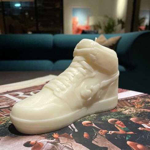 Sneaker Candle in Gift Box - Air Wax - Birthday Gifts for Teenage Boys - Hypebeast Gifts for Sneakerhead Room Decor - White Elephant Candle Men - Gift for Teen Boys - Cool Stuff for Sneakerheads in Saudi Arabia