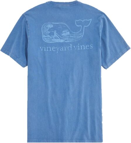 تي شيرت Vineyard Vines Boys للأولاد Drift Dye Surfer Whale ملء جيب قصير الأكمام in Saudi Arabia