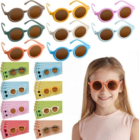 24 Sets Valentine's Day Classroom Gifts for Kids Valentines Sunglasses with Cards School Classroom Exchange Gifts Bulk for Party Favors Toddler Boys Girls in Saudi Arabia