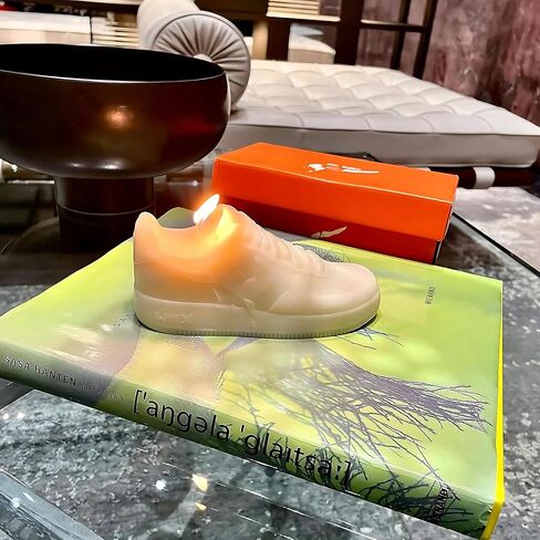 Sneaker Candle in Gift Box - Air Wax - Christmas Gifts for Teen Boys - Sneakerhead Gifts for Men - Hypebeast Gift - Stocking Stuffers for Teenage Boys - Secret Santa for Men - White Elephant in Saudi Arabia