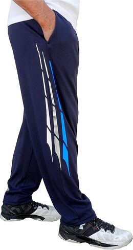 سروال Crazee Wear ذو قصة مريحة باللون الأزرق الداكن للرجال والنساء مع تصميم Triton باللون الأبيض والرمادي والأزرق in Saudi Arabia