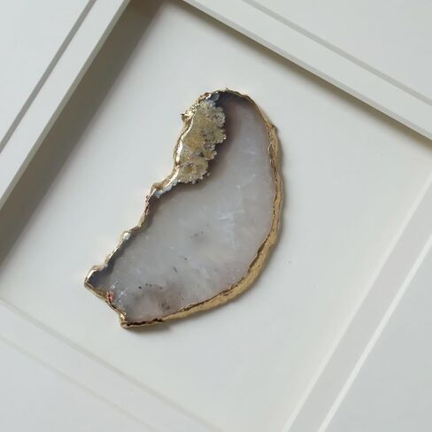 Agate Wall Decor,3d Bathroom Wall Art Paintings,Living Room Decor Aesthetic,Silver Framed Canvas Wall Art Prints for Bedroom,Kitchen,Office,Stone Artwork for Walls,Dining Room,Textured Decorations in Saudi Arabia