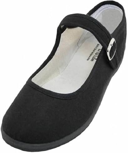 Shoes 18 Womens Cotton China Doll Mary Jane Shoes Ballerina Ballet Flats Shoes in Saudi Arabia
