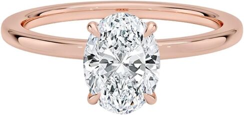 1-5 Ct Oval Moissanite Engagement Ring 10k 14k 18k Gold & 925 Sterling Silver Hidden Halo Solitaire Anniversary Moissanite Ring Christmas Gift For Her in Saudi Arabia