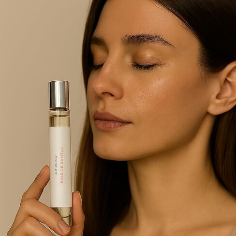 زيت عطري أنثولوجي بوا دي سانتال 0.3 9 مل | عطر وودي خشب الصندل | كرة دوارة بحجم السفر in Kuwait