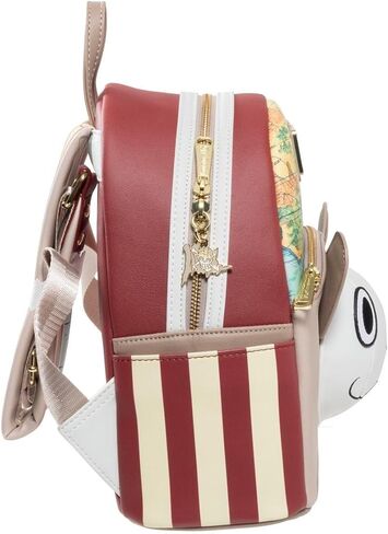 حقيبة ظهر صغيرة من Loungefly Exclusives One Piece Going Merry Ship، مقاس 25.4 سم ارتفاعًا × 22.86 سم عرضًا × 12.7 سم عمقًا، جلد صناعي، حصريًا من Entertainment Earth in Kuwait