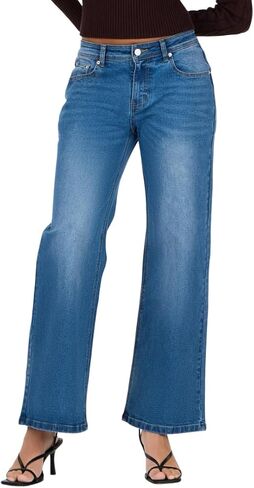 Forever 21 Womens Low Rise Baggy Stretch Denim in Saudi Arabia