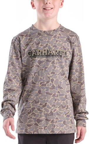 Carhartt Kid's CA6752 Long-Sleeve Camo T-Shirt - Boys in Saudi Arabia