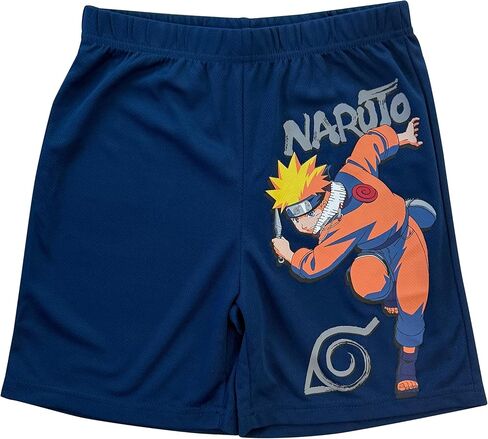 Naruto boys Naruto Boys Jumbo Print Fashion Tee & Mesh Shorts 2pc Set in Saudi Arabia